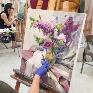 How To Create An Impressionist Still-Life Painting In Oil Painting Classes?
